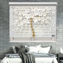 پرده زبرا زیو مدل 7019 سایز 150×150 سانتی متر