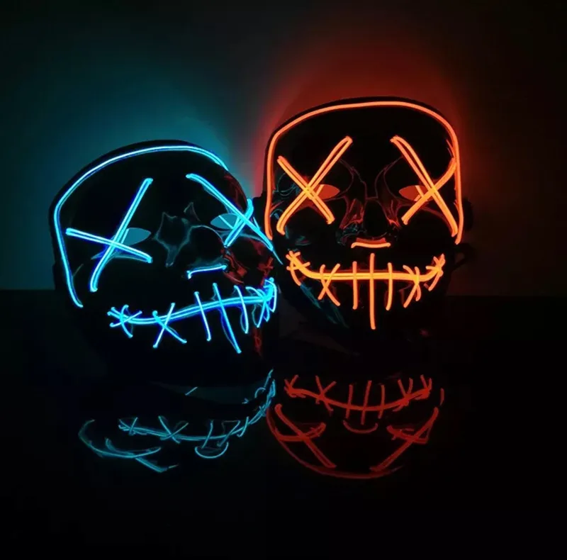 ماسک ایفای نقش مدل چراغدار blue11mask
