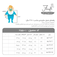 ست پیراهن و جلیقه دخترانه فیورلا مدل پریا 25501
