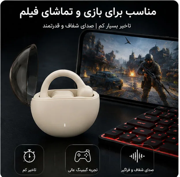 هدفون بلوتوثی مدل TWS