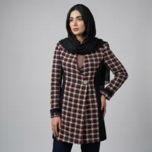 پالتو زنانه مدل شطرنجی