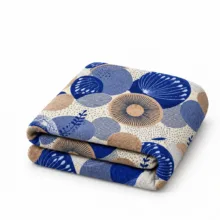 پتو مسافرتی 1 نفره مدل دایره و قاصدک سایز 160×200 سانتی‌متر