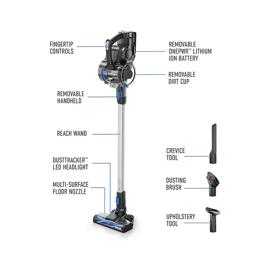جارو شارژی عصایی هوور مدل CORDLESS ONE POWER BLADE MAX