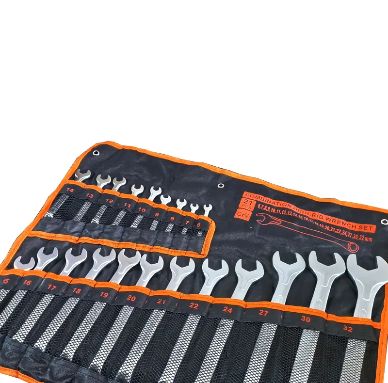 آچار یکسر تخت و یکسر رینگی مدل SAR-21 مجموعه 21 عددی