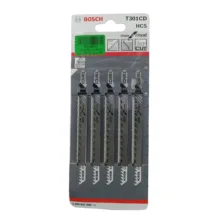 تیغ اره عمود بر چوب بوش مدل چکشی کد T301CD مجموعه 5 عددی