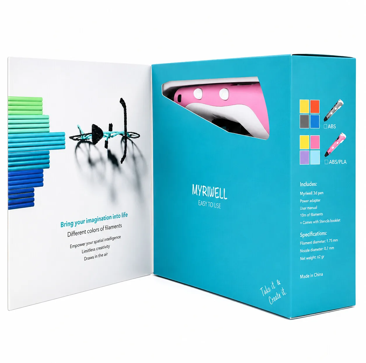 قلم طراحی سه بعدی مای ریول مدل RP-100B