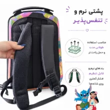 کوله پشتی مدرسه مارینوکس مارول مدل Stitch