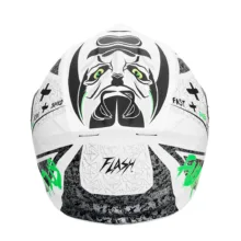 کلاه کاسکت فک متحرک فلش مدل 935sv neon-yellowgreen-white