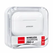 هدست بلوتوثی توگوشی جوی روم مدل Pro 2 با بلوتوث 5.2، میکروفون داخلی، کنترل لمسی و درگاه USB Type-C