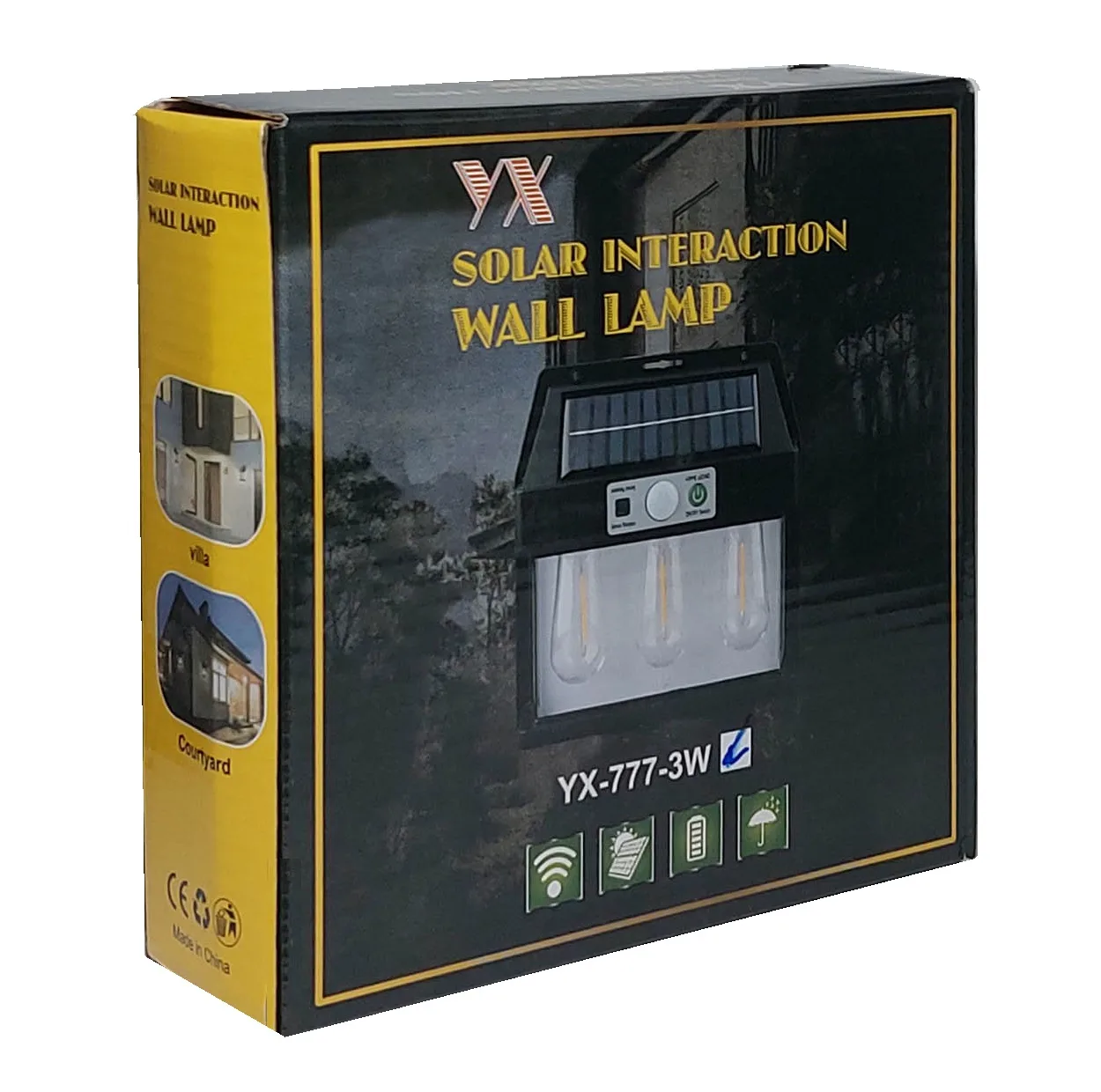 چراغ پارکی خورشیدی مدل YX-777-3W