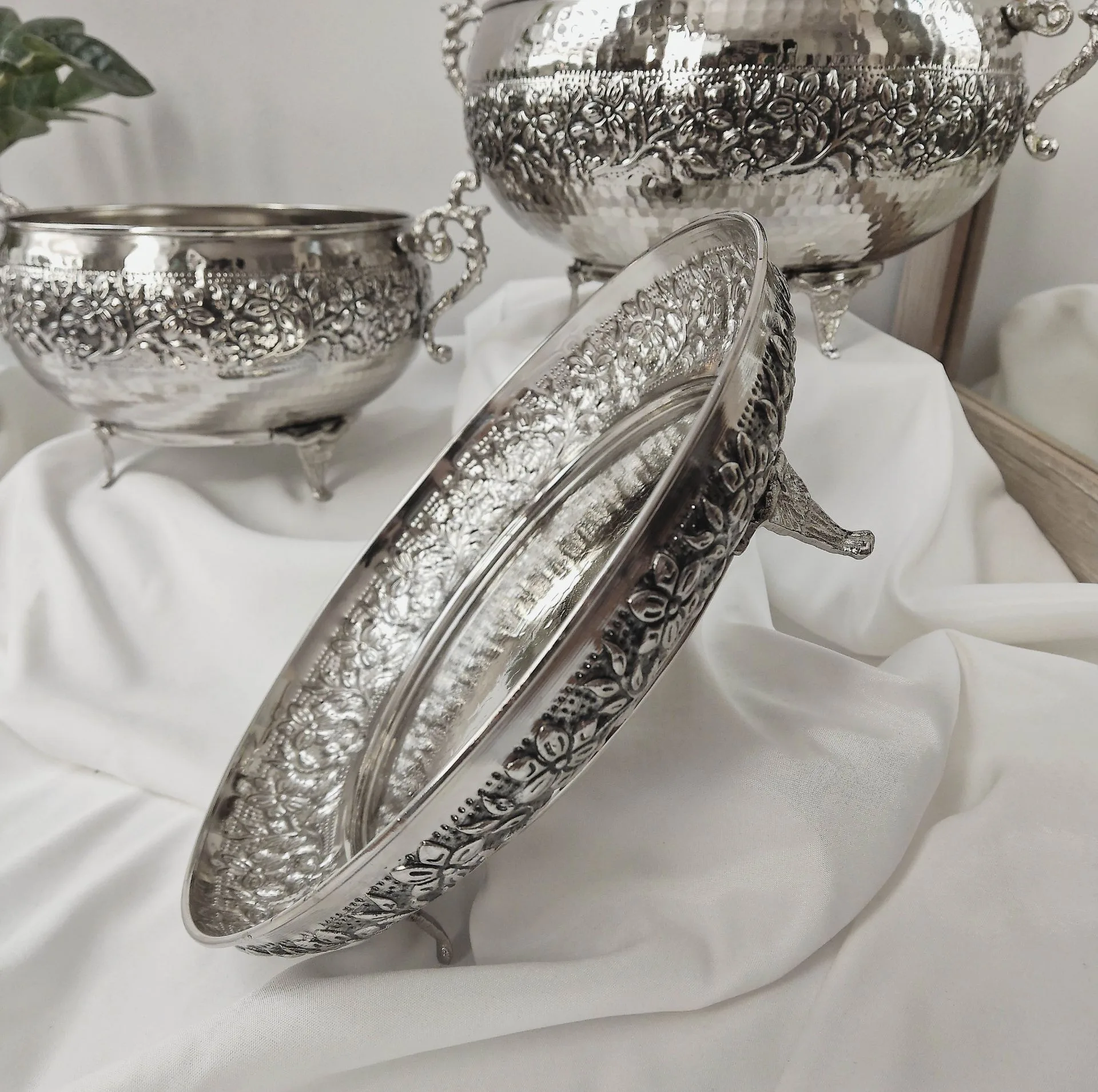 شیرینی خوری مسی مدل اطلس کد ZH434.2