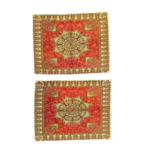 کوسن ترمه طرح مجنون بسته ۲ عددی