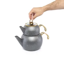 ست کتری و قوری ریور مدل 5856 گنجایش کتری 2.8 لیتر گنجایش قوری 1 لیتر