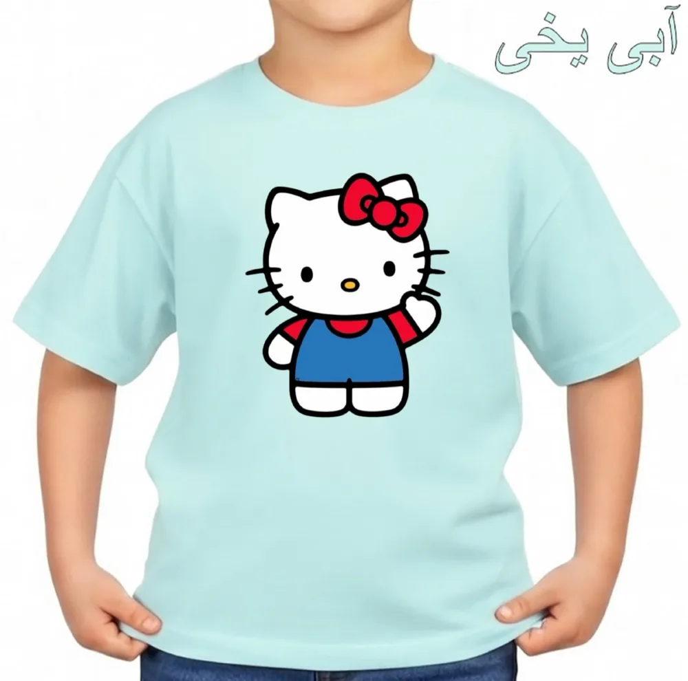تیشرت آستین کوتاه بچگانه مدل کیتی کد v2