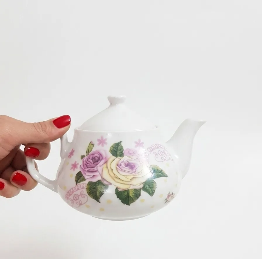 قوری مدل flower-1 گنجایش 800 میلی لیتر