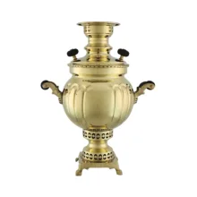 سماور زغالی عبدی مدل صدف گنجایش 3.5 لیتر
