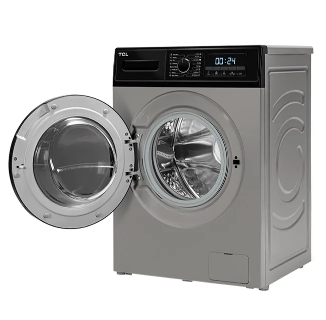 ماشین لباسشویی تی سی ال مدل G82-BS/BW ظرفیت 8 کیلوگرم