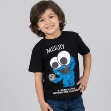 تی‌شرت لانگ آستین کوتاه بچگانه مدل Merry
