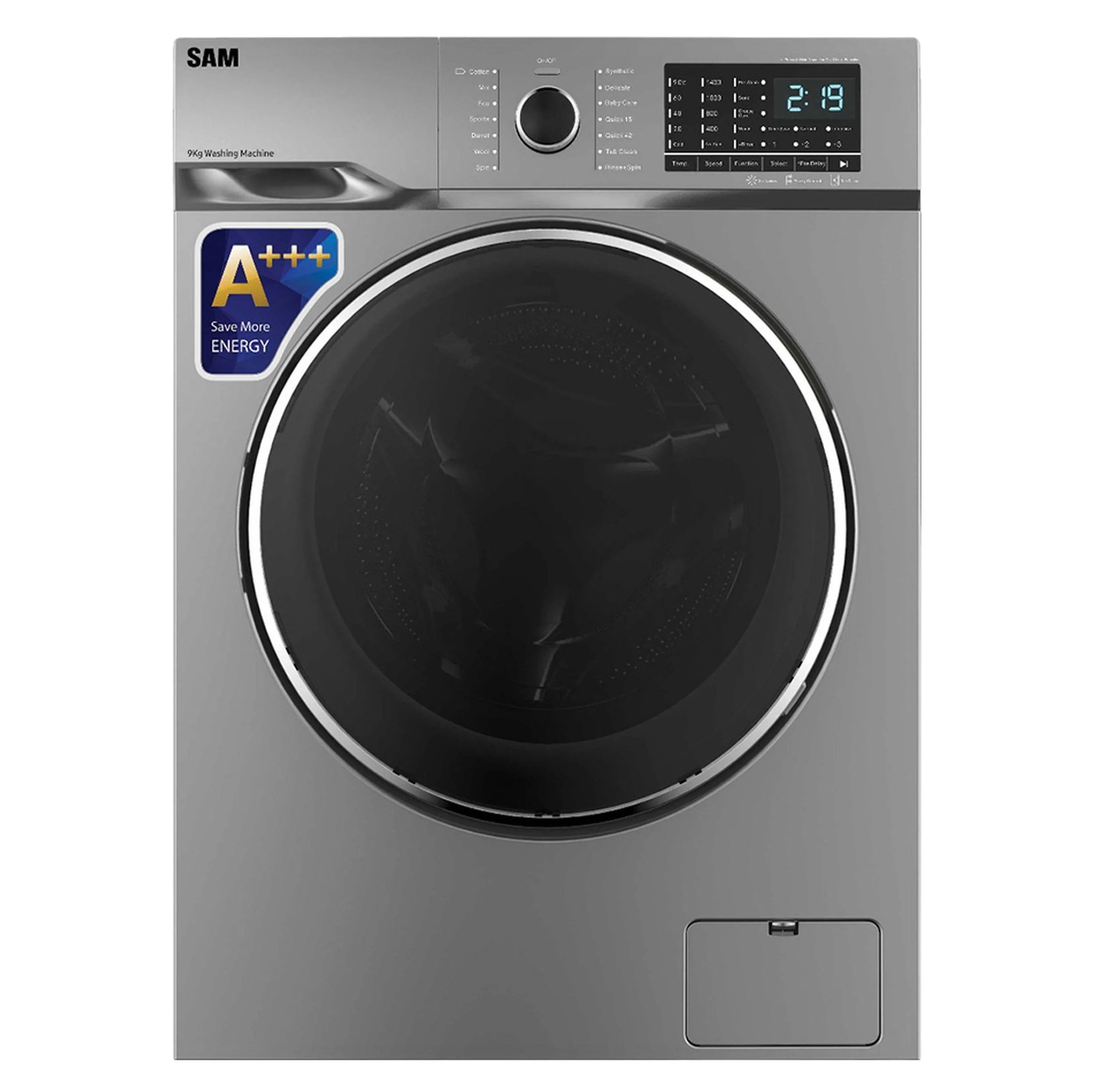 ماشین لباسشویی 8 کیلوگرم اتوماتیک سام مدل  BL-Q1475I ظرفیت 8 کیلوگرم