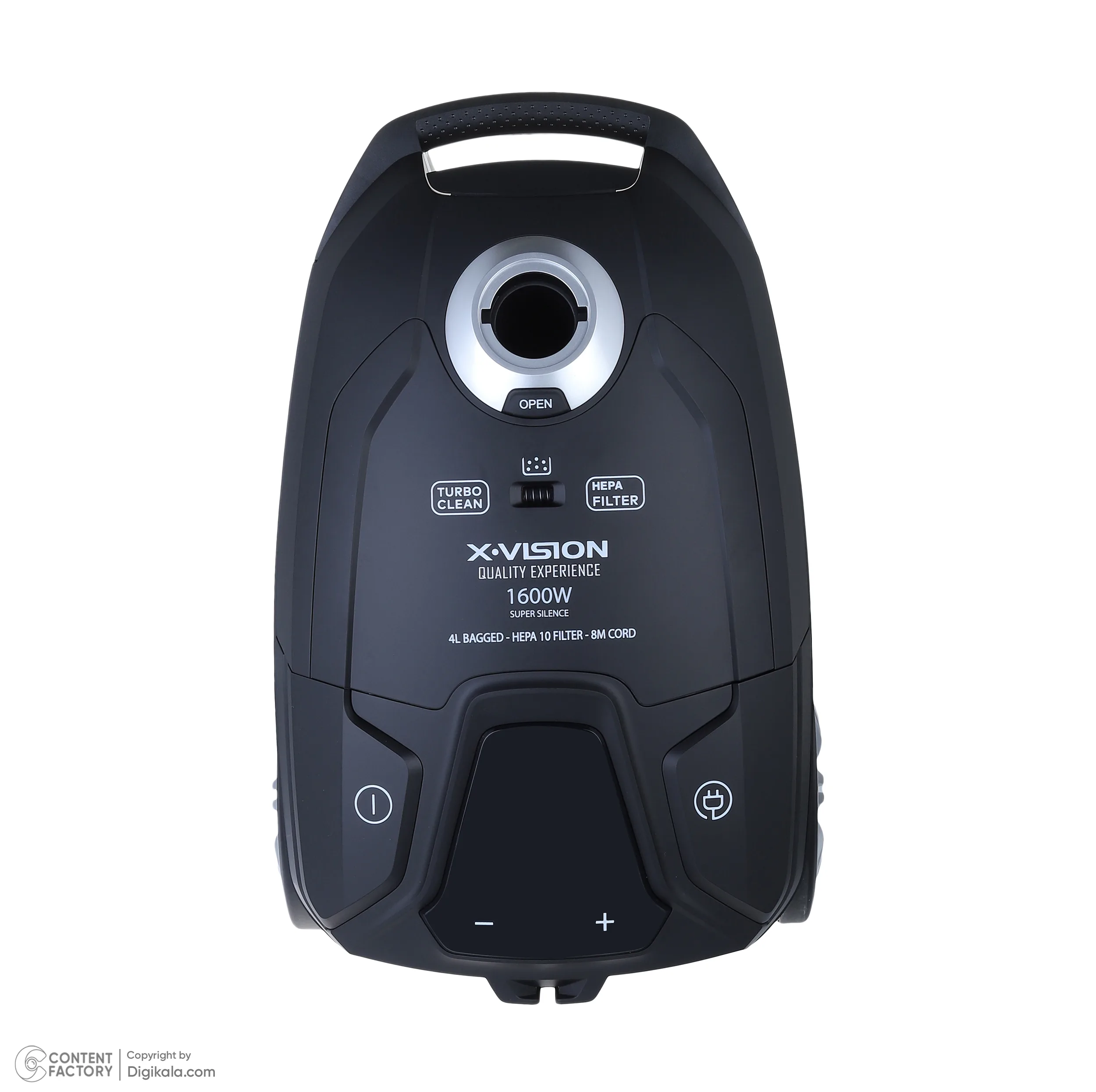 جاروبرقی 1600 وات ایکس ویژن مدل VC-5055 به همراه اتو مسافرتی 1000 وات ایکس ویژن مدل SW-602