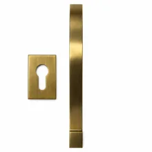 دستگیره حیاطی فیگارو مدل  F110- AE کد A01391 به همراه رزت بسته دو عددی