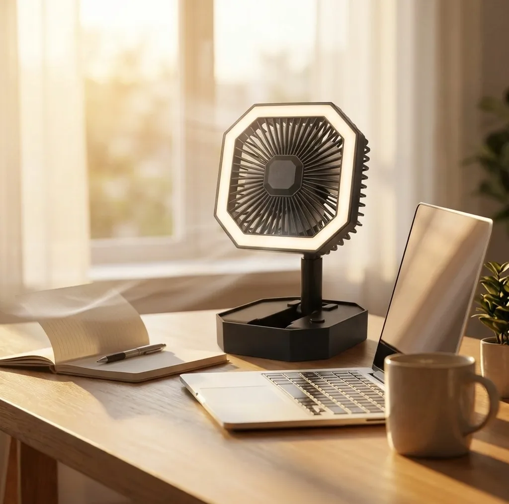 پنکه رومیزی شارژی مدل MV-15W