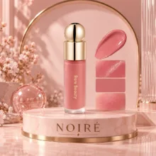 رژگونه مایع رر بیوتی مدل bliss حجم 8 میلی‌لیتر با پیگمنت بالا و جلوه براق، فاقد الکل و بدون تست حیوانی