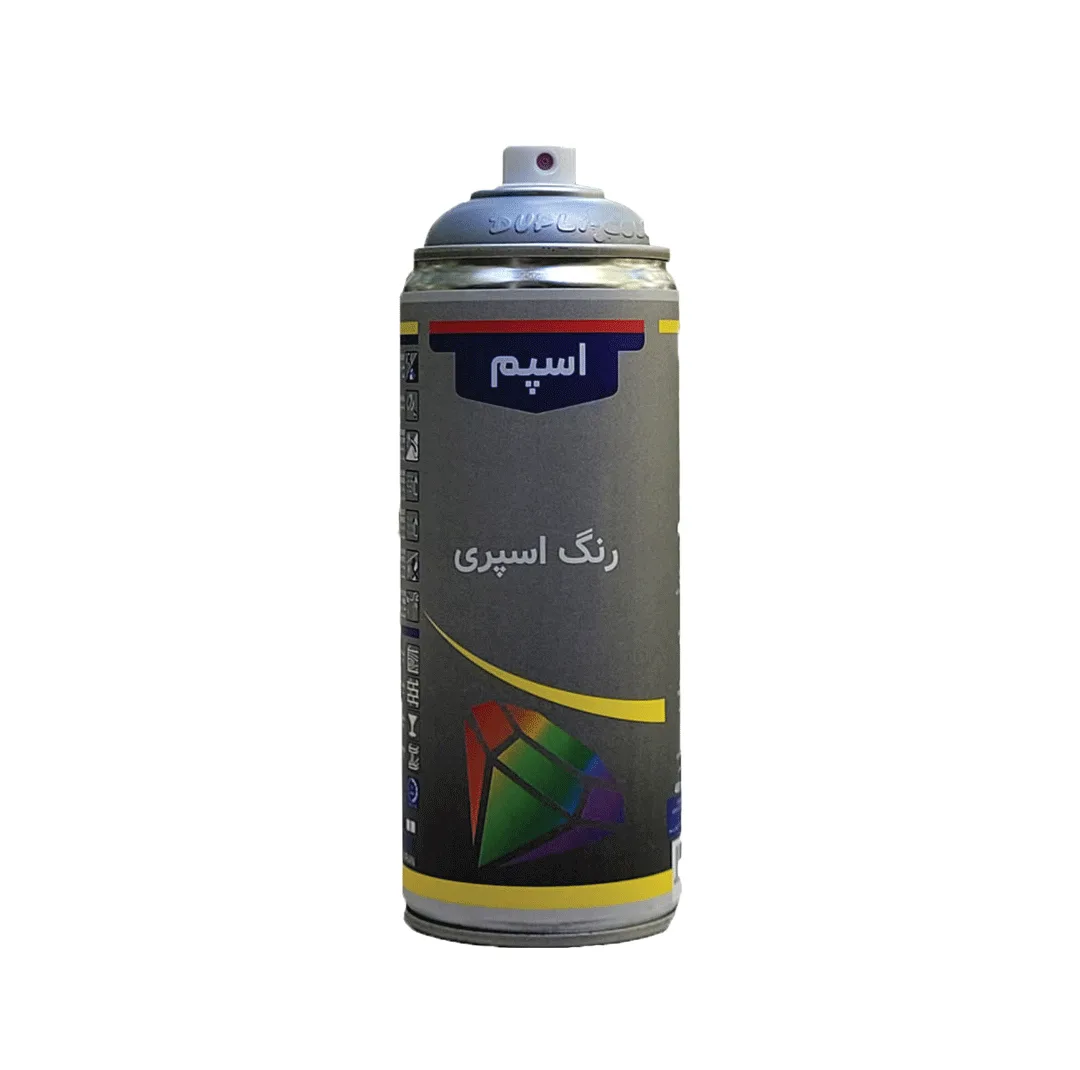 اسپری رنگ نقره ای اسپم مدل spm2 حجم 400 میلی لیتر مجموعه 6 عددی