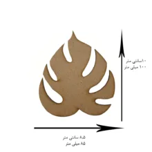 اسلایس چوبی مدل بیس خام طراحی تابلو نقاشی مجموعه 4 عددی
