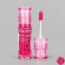 برق لب مایع حجم دهنده میس لارا مدل DUCK PLUMP با شماره رنگ 4 و جلوه براق