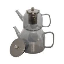 ست کتری قوری مولتینی کد 4576 گنجایش کتری 1.5 لیتر گنجایش قوری 0.6 لیتر