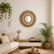 آینه بافتنی مدل مکرومه بافی کد R304