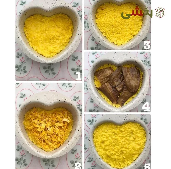 قالب کیک به گز مدل قلبی