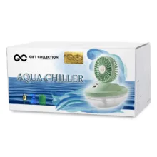 پنکه شارژی گیفت کالکشن مدل aqua ظرفیت 2000 میلی آمپر ساعت