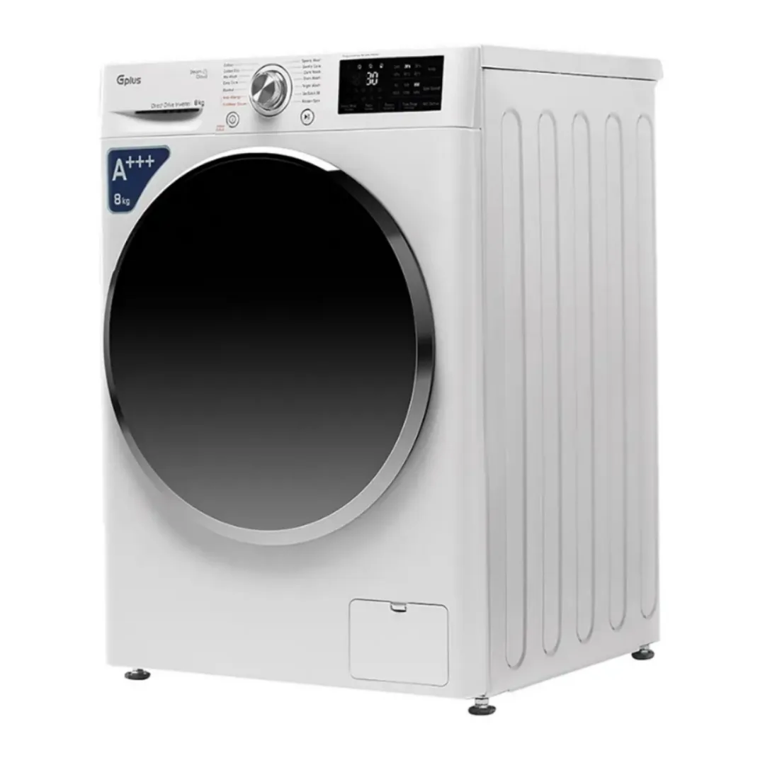 ماشین لباسشویی 8 کیلویی اتوماتیک جی پلاس مدل GWM-R808WN