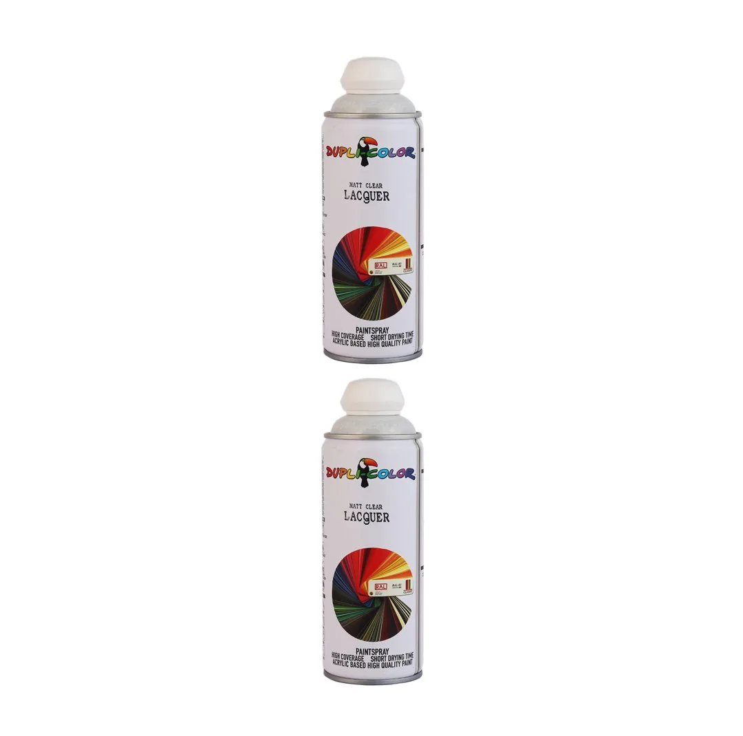 اسپری کیلر مات دوپلی کالر مدل Lacquer حجم 400 میلی لیتر مجموعه 2 عددی