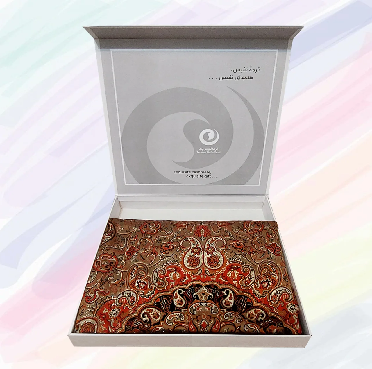 رومیزی ترمه نفیس یزد کد 180050
