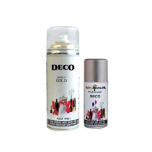 اسپری رنگ طلایی و نقره ای دکو مدل d2 حجم 400 میلی لیتر مجموعه 2 عددی