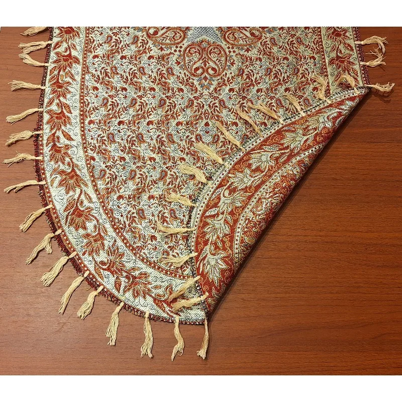 رومیزی ترمه مدل جلو مبلی کد TMOGH12