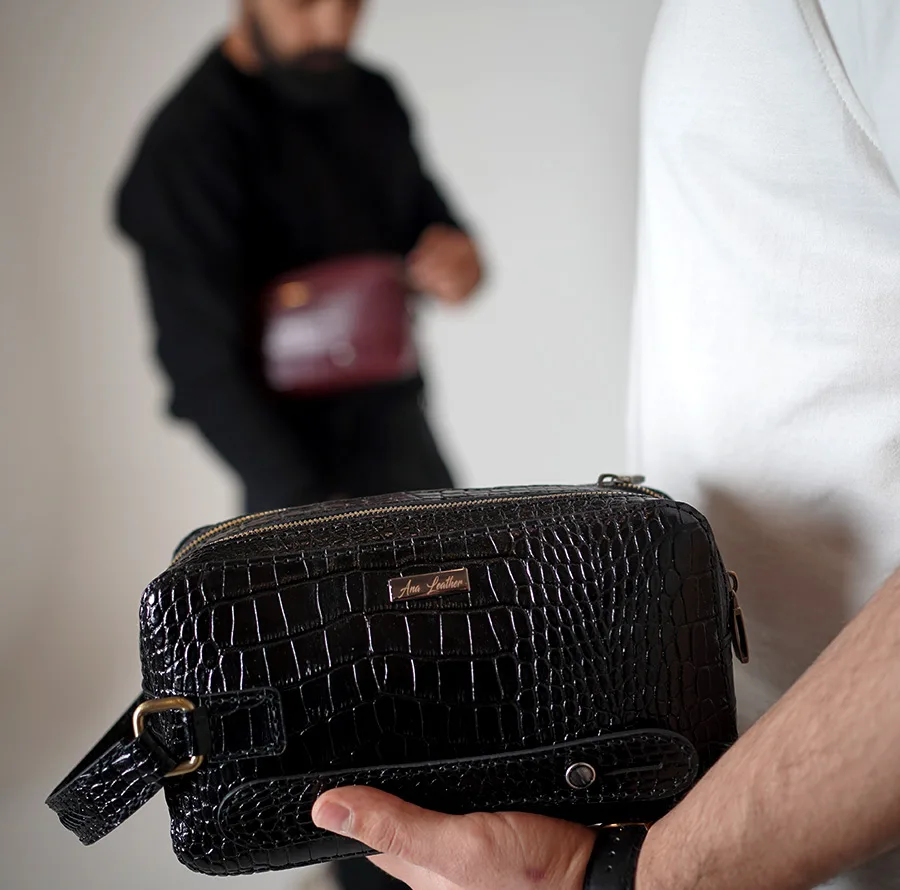 کیف دستی مردانه خانه چرم آنا مدل 36020