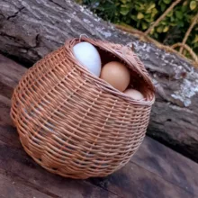 سبد حصیری مدل مروار طرح خمره دردار