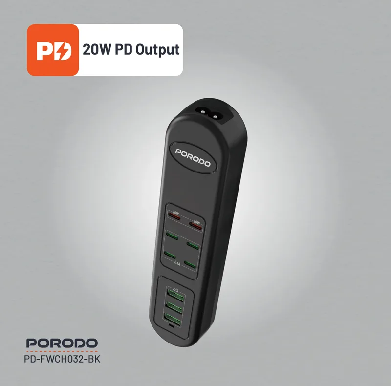 چندراهی برق پرودو مدل USB HUB