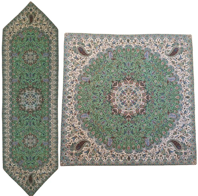 ست 2 رومیزی ترمه کد T215RA111