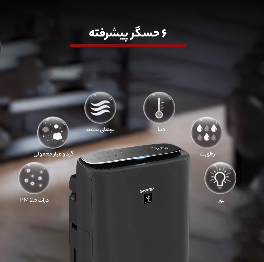 دستگاه تصفیه کننده هوا شارپ مدل KI-N50SA-H