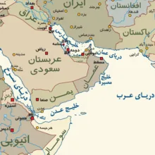 نقشه انتشارات گیتاشناسی نوین مدل جهان امروز کد AL1651