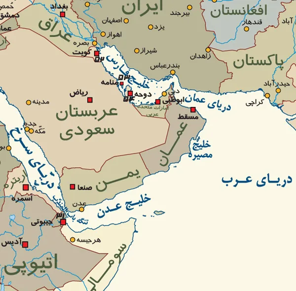 نقشه انتشارات گیتاشناسی نوین مدل جهان امروز کد AL1651