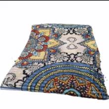 پتو مسافرتی دونفره مدل سنتی سایز 200×220 سانتی متر