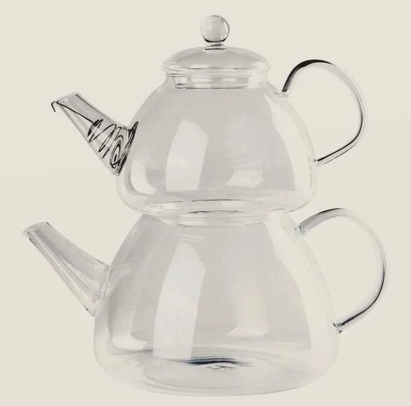 ست کتری و قوری مدل GLASS POT SET
