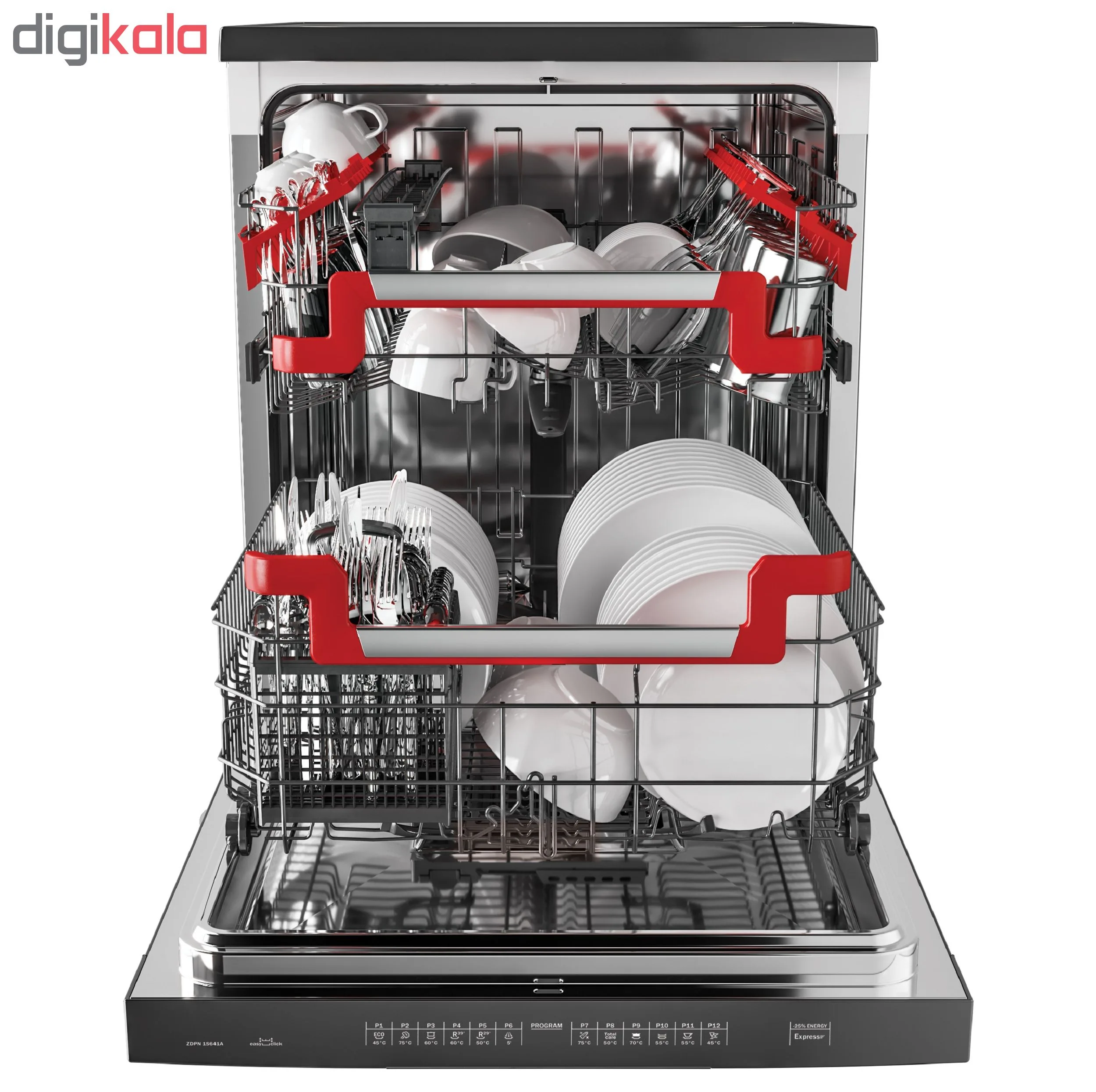 ماشین ظرفشویی 16 نفره زیرووات مدل ZDPN 1S641
