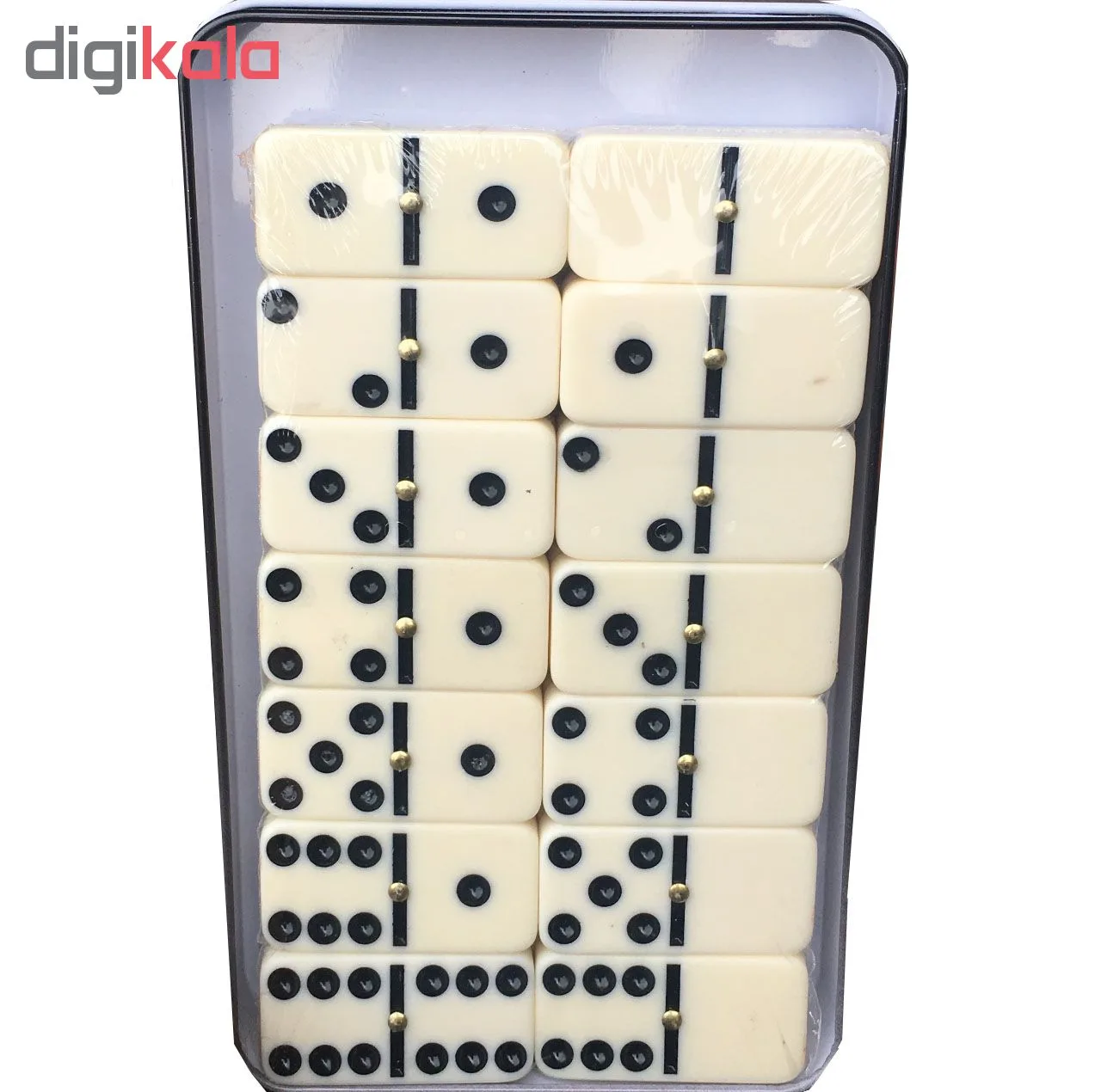 بازی فکری دومینو مدل C13، 28 قطعه سنگی، مناسب نوجوان و بزرگسال، تقویت حافظه و تمرکز، بازی خانوادگی با بستهبندی هدیه و قابلیت استفاده برای 4 بازیکن مبتدی و حرفهای